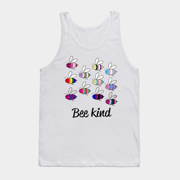 Bee Autism Awareness Bee Kind Tank Top by PlumleelaurineArt